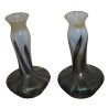 Paire de vases soliflore en verre irisé sur  Moinat SA  - Antiquités décoration