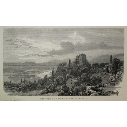 Gravure \"The castle of Wildegg\"