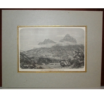 Gravure "The town of Schwyz and the