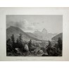 Engraving ‘The Goldau Landslide, Schwyz’ by Moinat SA – Antiques and decorative items – Engravings, lithographs