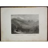Engraving ‘The Goldau Landslide’ by RUFF, on Moinat SA – Antiques and decorative items – Engravings, lithographs