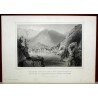 Engraving ‘Brunnen and part of the Moinat SA’ – Antiques and decorative items – Engravings, lithographs