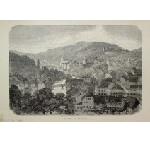 Gravure "Baden in Aargau"