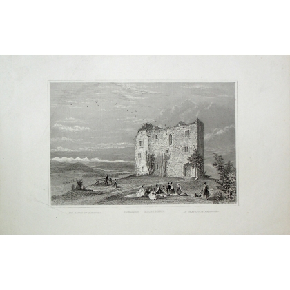 Engraving ‘The Castle of Habsburg’ by Moinat SA – Antiques and decorative items – Engravings, lithographs