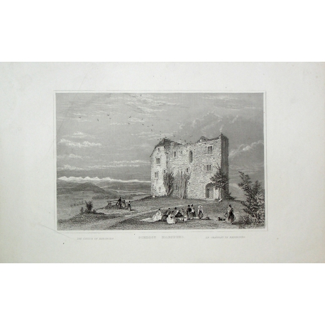 Engraving ‘The Castle of Habsburg’ by Moinat SA – Antiques and decorative items – Engravings, lithographs