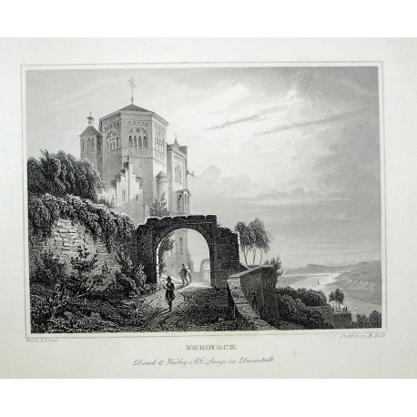 "Rheineck" engraving by LANGE at Moinat SA – Antiques and decorative items – Engravings, lithographs