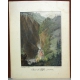 Gravure coloriée "Bains de Paeffers" de