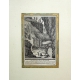 Gravure "Vue de la Source du Bain de
