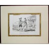 Engraving ‘Costumes of the Canton of St. Gallen’ by Moinat SA – Antiques and decorative items – Engravings, lithographs