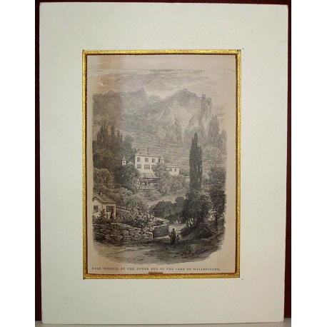 Engraving "Near Weesenm at the lower end" by Moinat SA – Antiques and decorative items – Engravings, lithographs