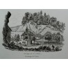 Gravure \"Ermitage de Ste. Frêne\"