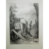 Engraving entitled "Bains de Pfaeffers" by GIRARD, on Moinat SA – Antiques and decorative items – Engravings, lithographs