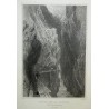 Engraving entitled ‘Gorge de La Tamina’ by LE PETIT, on Moinat SA – Antiques and decorative items – Engravings, lithographs