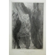 Gravure "Gorge de La Tamina" de LE PETIT