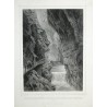 Engraving "Der Taminaschlund und die neue" by Moinat SA – Antiques and decorative items – Engravings, lithographs