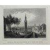 Gravure \"Monument de La Bataille\"