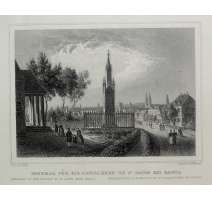 Gravure Monument de La Bataille de