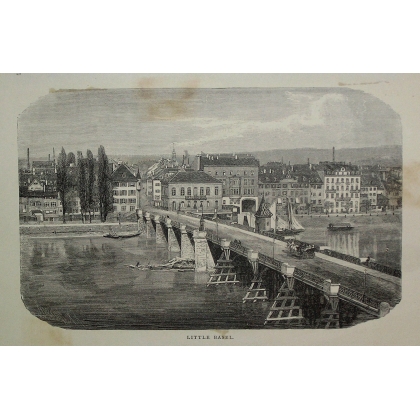 Radierung „Little Basel“ von Moinat SA – Antiquitäten und Dekorationsgegenstände – Radierungen, Lithografien