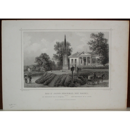 Gravure \"Le Monument de St.Jacques\"