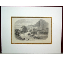 Gravure "The hospice at the summit of