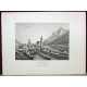 Gravure "Hospital,route de St.Gotthardt"