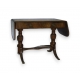 Drop-leaf table.