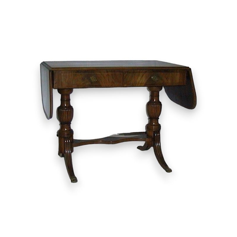 Table à abattants de 34cm.