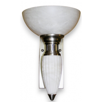 Alabaster wall light, finished by Moinat SA – Antiques and home décor