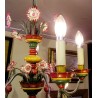 11-light painted wood and iron chandelier from Moinat SA – Antiques and home décor