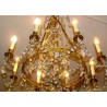 Louis XVI-style chandelier in gilded bronze at Moinat SA – Antiques and home décor
