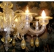 Lustre Vénitien de Murano à 8 lumières