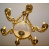 A 6-light Louis XVI-style chandelier, from  Moinat SA  - Antiques and home décor