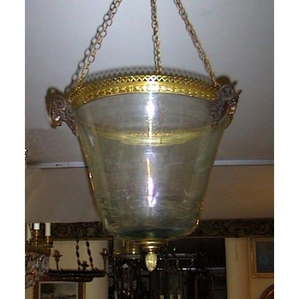  Suspension Cloche "Tête de bélier" sur  Moinat SA  - Antiquités décoration