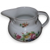 Pichet en porcelaine décor fleurs (félé)