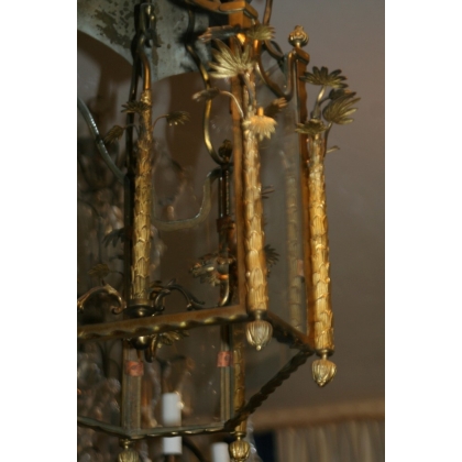 Gilded bronze hanging lantern, from  Moinat SA  - Antiques and home décor
