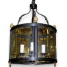 Round hanging lantern, black patina, by Moinat SA – Antiques and home décor
