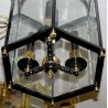 Hexagonal 3-light hanging lantern from Moinat SA – Antiques and home décor