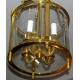 Lanterne à suspendre bronze doré ciselé