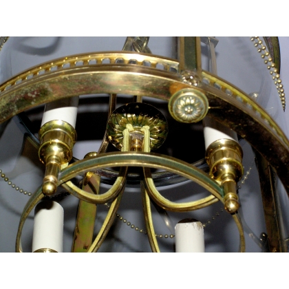 Louis XVI-style hanging lantern at  Moinat SA  - Antiques and home décor