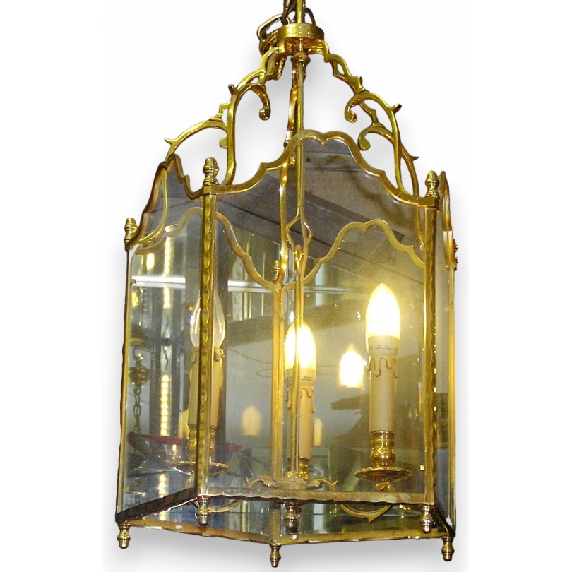 Louis XV-style hanging lantern, available from Moinat SA – Antiques and home décor