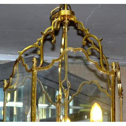 Louis XV-style hanging lantern, available from Moinat SA – Antiques and home décor