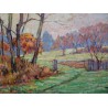 Paintings | Oil on canvas ‘Geneva Countryside’, Moinat SA  – Antiques and home décor