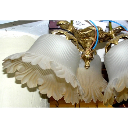 Gilded bronze ceiling light by  Moinat SA  - Antiques and home décor