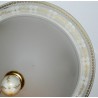 Painted alabaster ceiling light by  Moinat SA  - Antiques and home décor