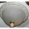 Painted alabaster ceiling light by  Moinat SA  - Antiques and home décor