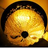 Electrified crystal ceiling light at  Moinat SA  - Antiques and home décor