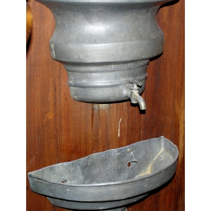 Pewter fountain at  Moinat SA  - Antiques and home décor