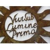 Wrought-iron ‘Soleil’ sign at Moinat SA – Antiques and home décor