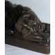 Bronze "Tigre au serpent", signé O.WALDMANN