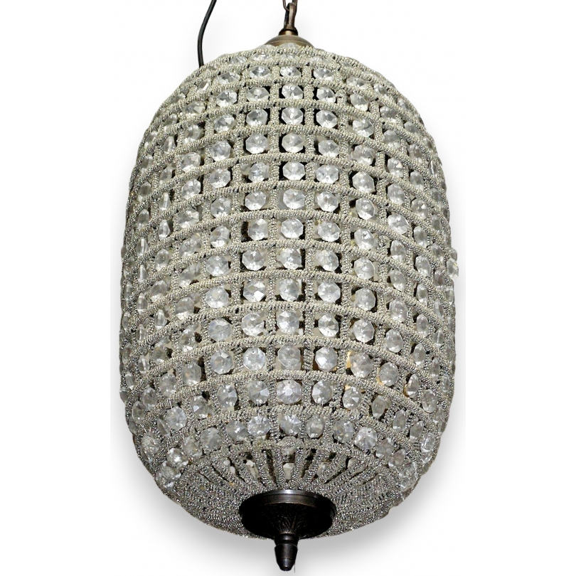 Electrified crystal chandelier from Moinat SA – Antiques and home décor